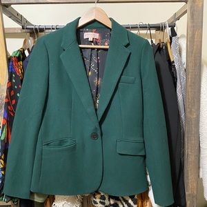 Dark green blazer
